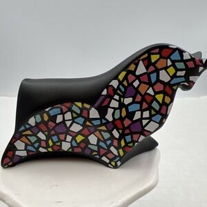 Nadal Studio Valencia Spain Small Black Painted Bull‎ Toro 2017 4"